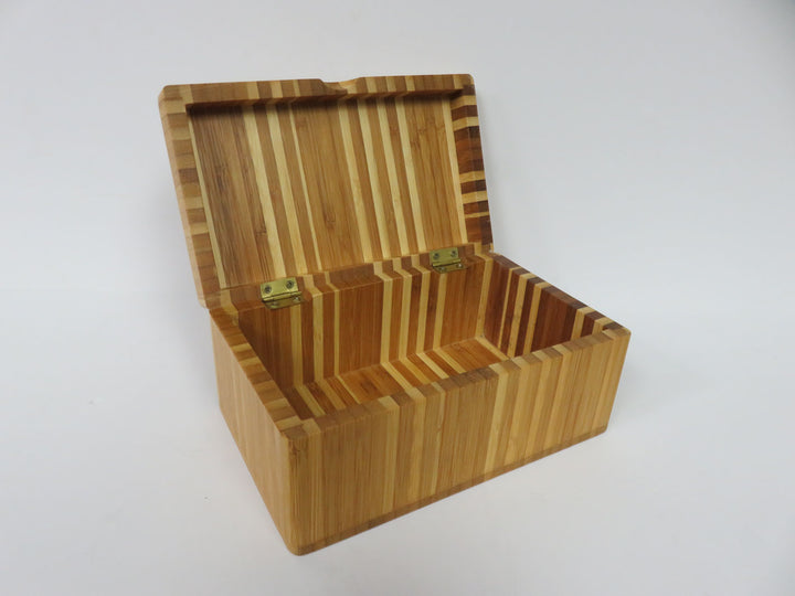Hinged Bamboo Box