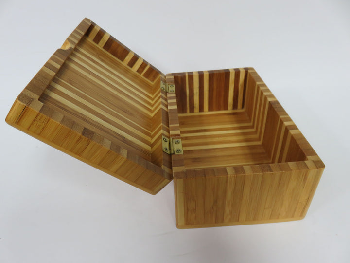 Hinged Bamboo Box