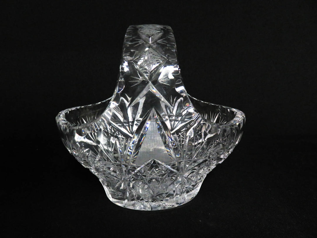 Cut Crytal Basket