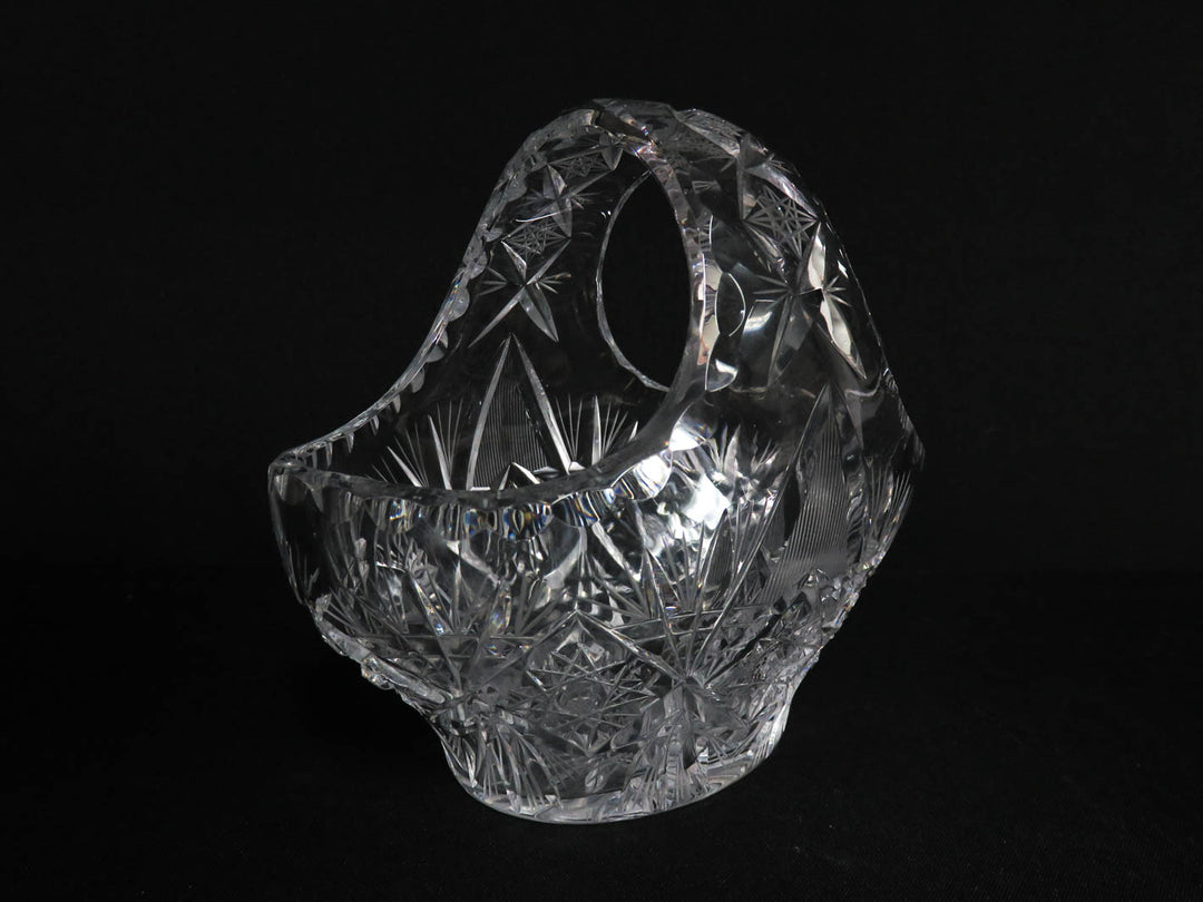 Cut Crytal Basket