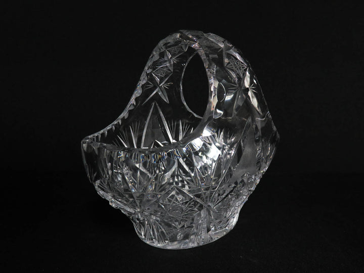 Cut Crytal Basket