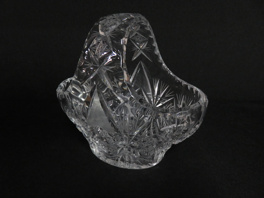 Cut Crytal Basket