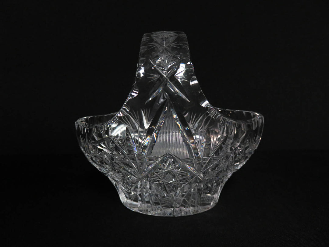 Cut Crytal Basket