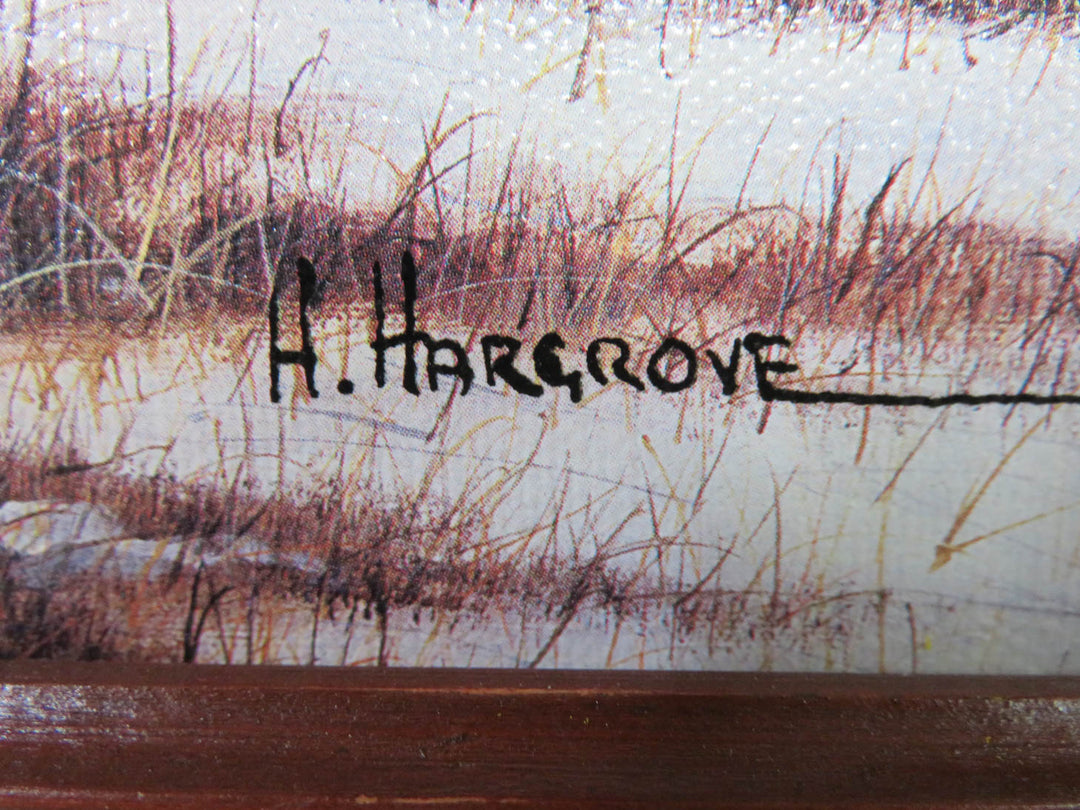 H. Hargrove Print on Canvas