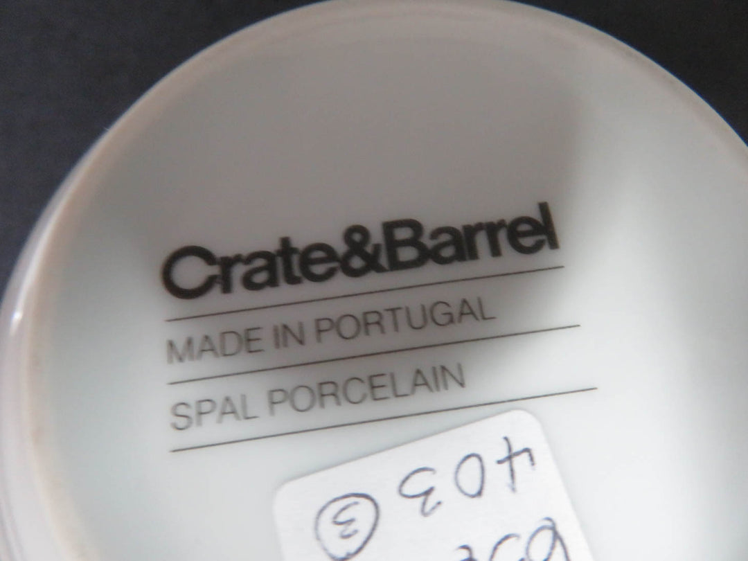 Crate & Barrel Cream & Sugar