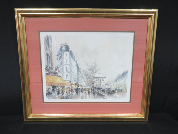 Paris Watercolor Painting - Original