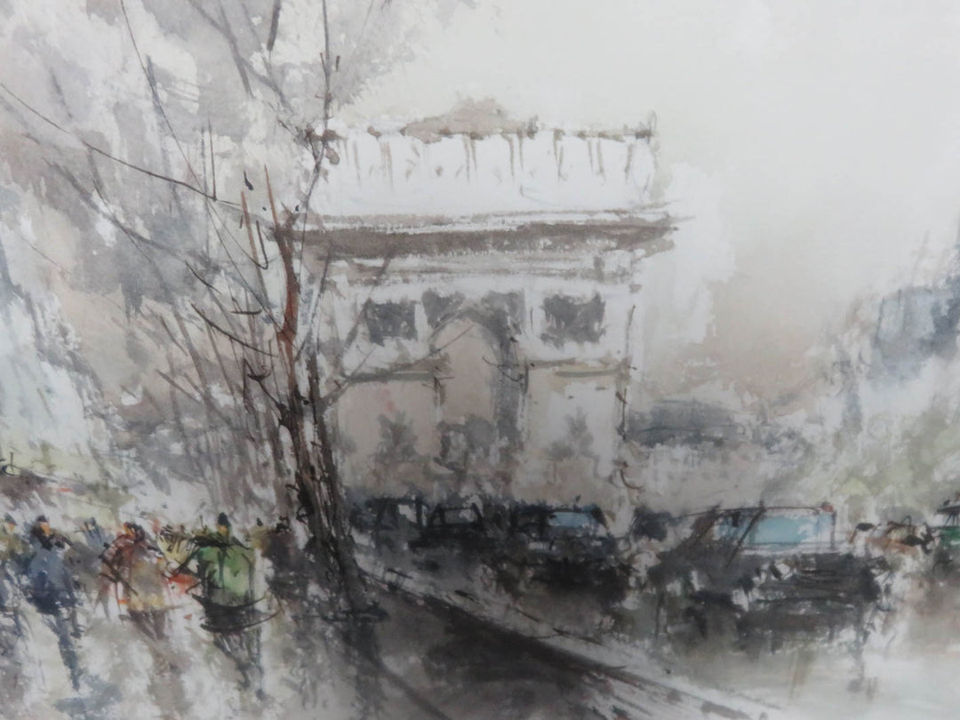 Paris Watercolor Painting - Original