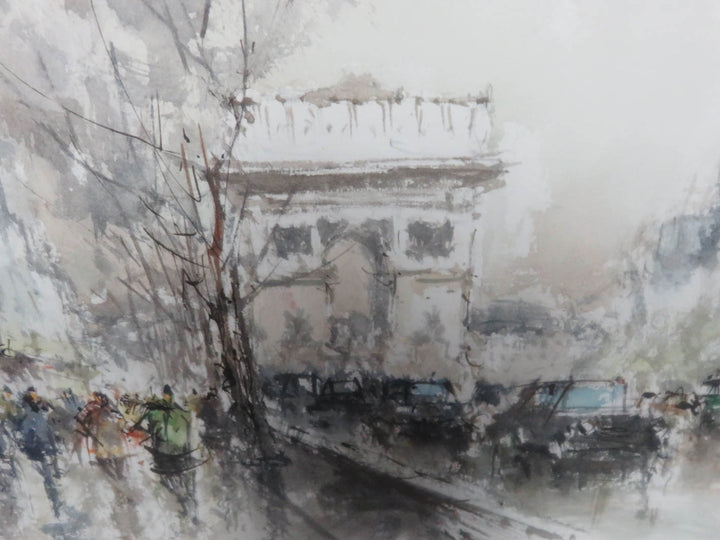 Paris Watercolor Painting - Original