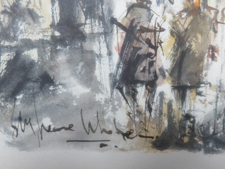 Paris Watercolor Painting - Original
