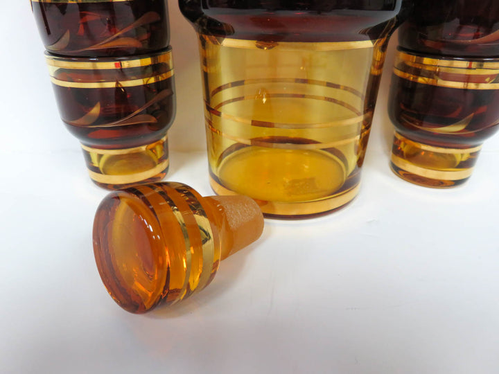 Bohemian Decanter with Cordials