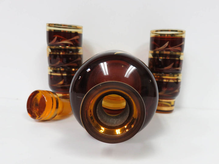 Bohemian Decanter with Cordials