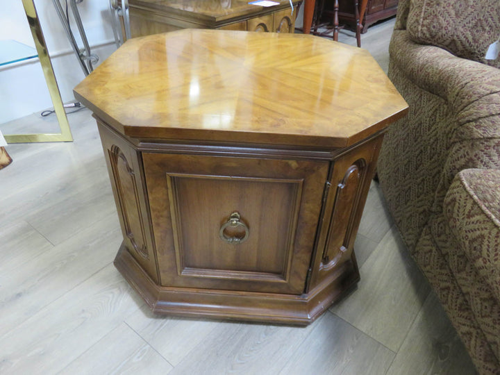 Vintage Octagonal End Table