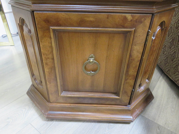 Vintage Octagonal End Table