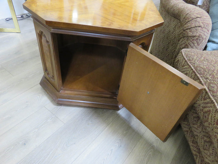 Vintage Octagonal End Table