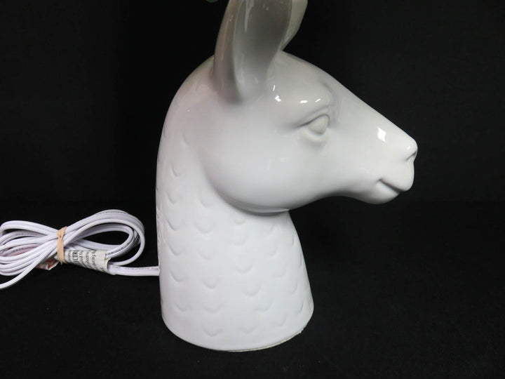 Ceramic Llama Lamp