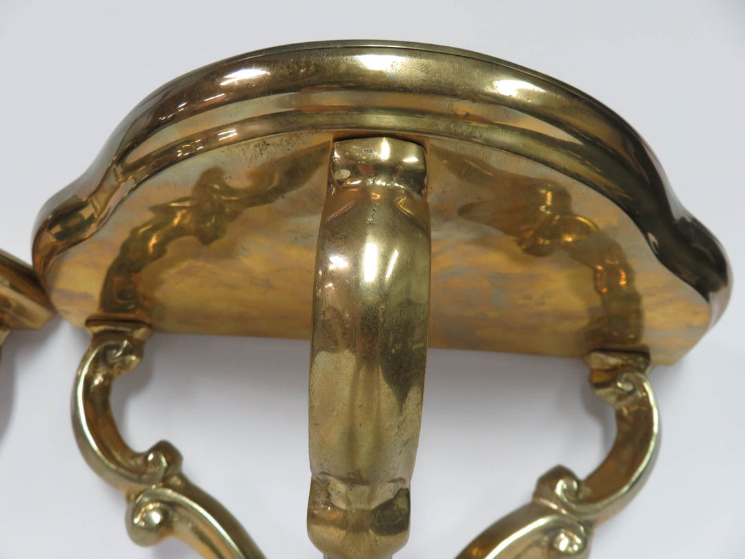 Italian Brass Wall Brackets