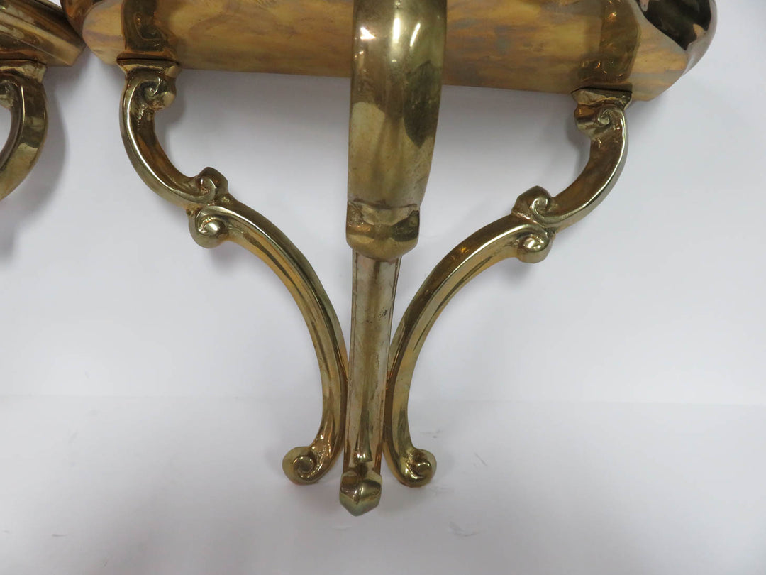 Italian Brass Wall Brackets
