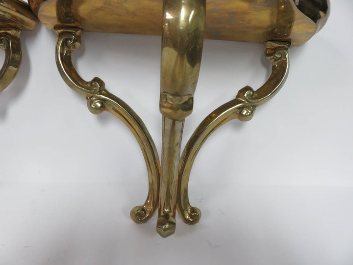 Italian Brass Wall Brackets