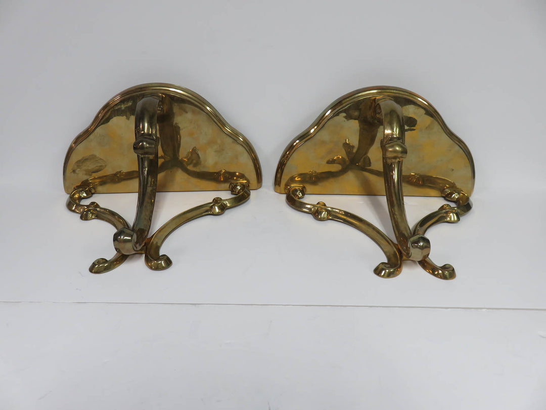 Italian Brass Wall Brackets