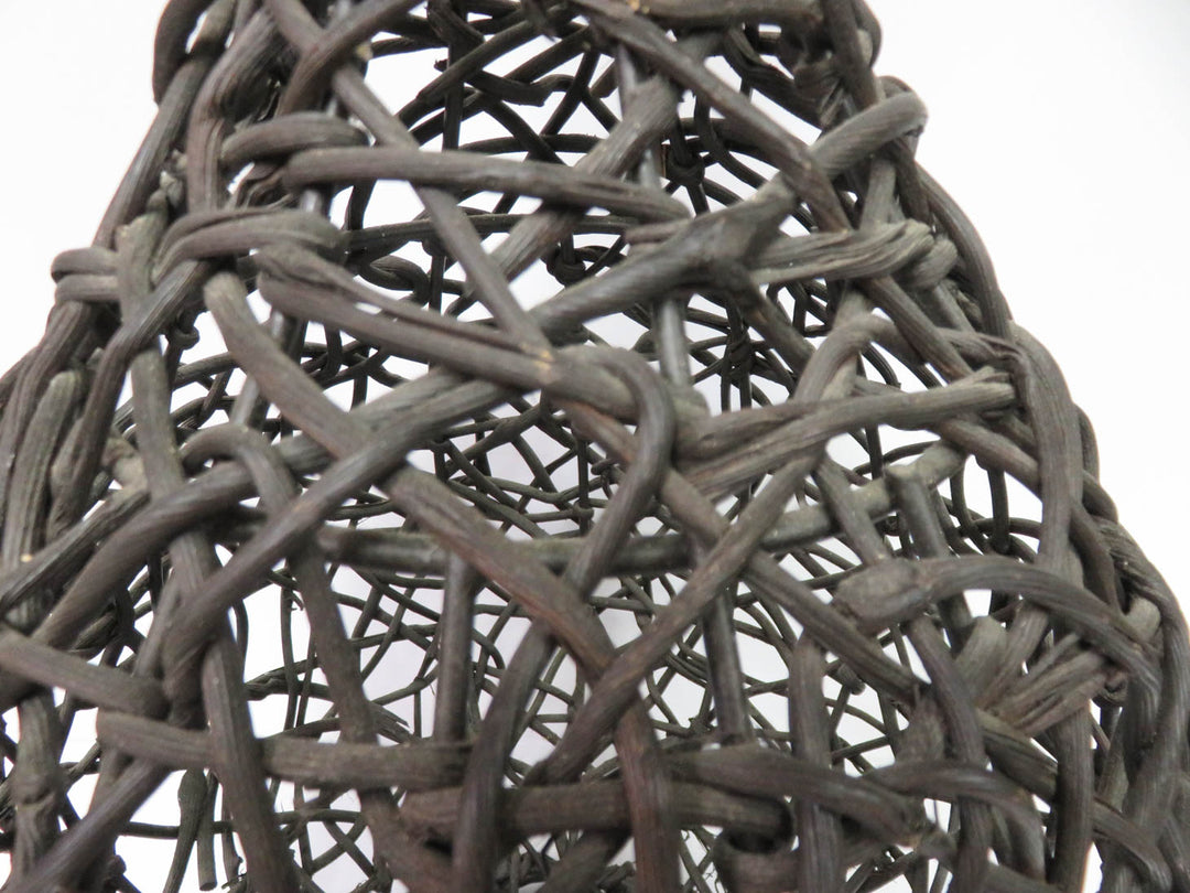 Woven Wicker Floor Vase