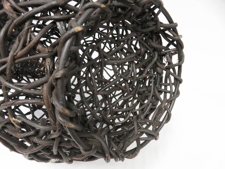 Woven Wicker Floor Vase