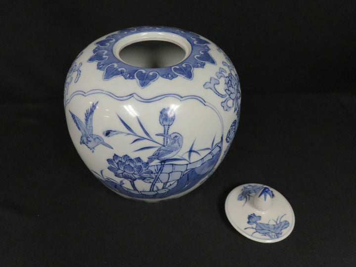 Blue and White Ginger Jar