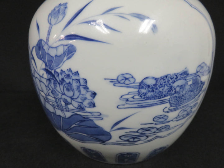 Blue and White Ginger Jar