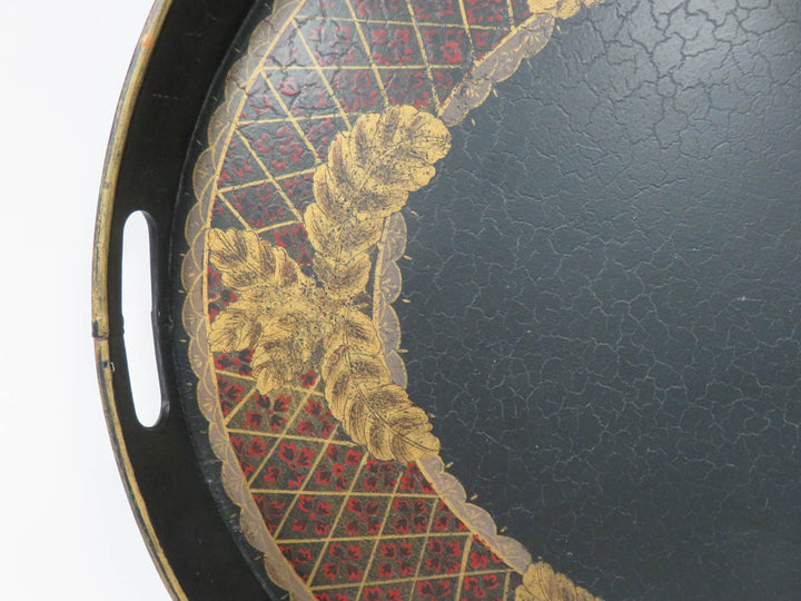 Hand Painted Oval Tray