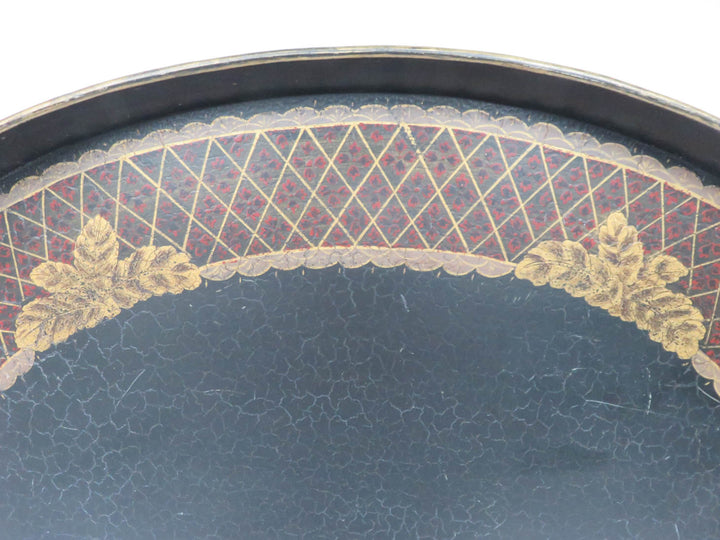Hand Painted Oval Tray