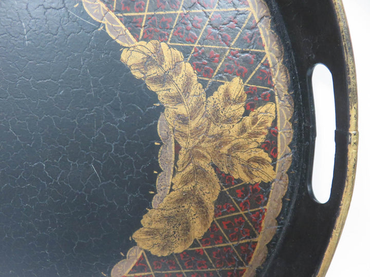 Hand Painted Oval Tray
