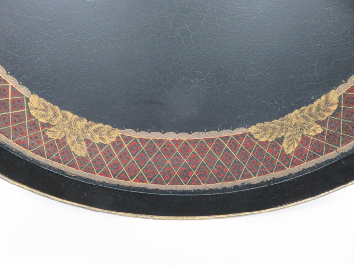 Hand Painted Oval Tray