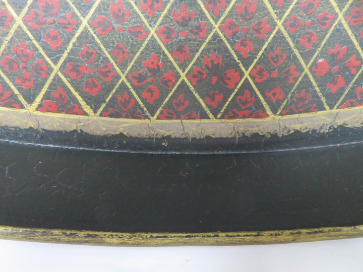 Hand Painted Oval Tray