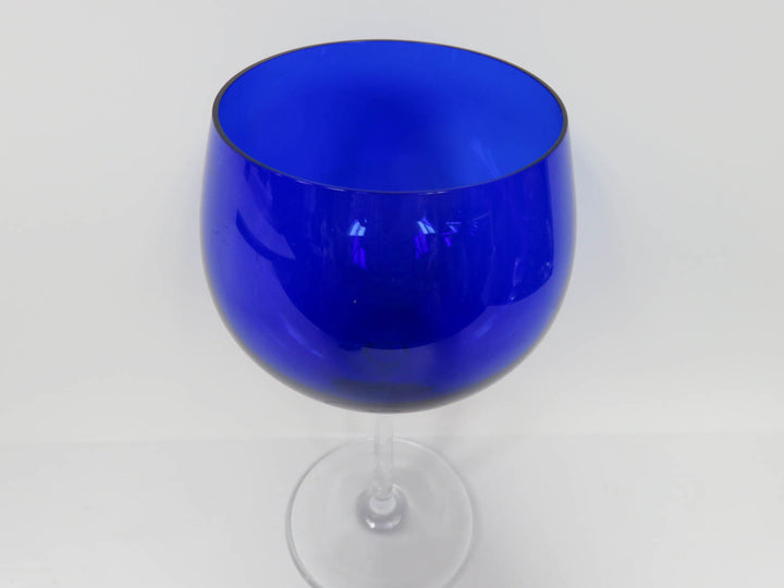 Blue Cobalt Wine Glasses