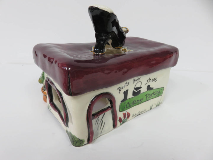 Blue Sky Whimsical Candleholder