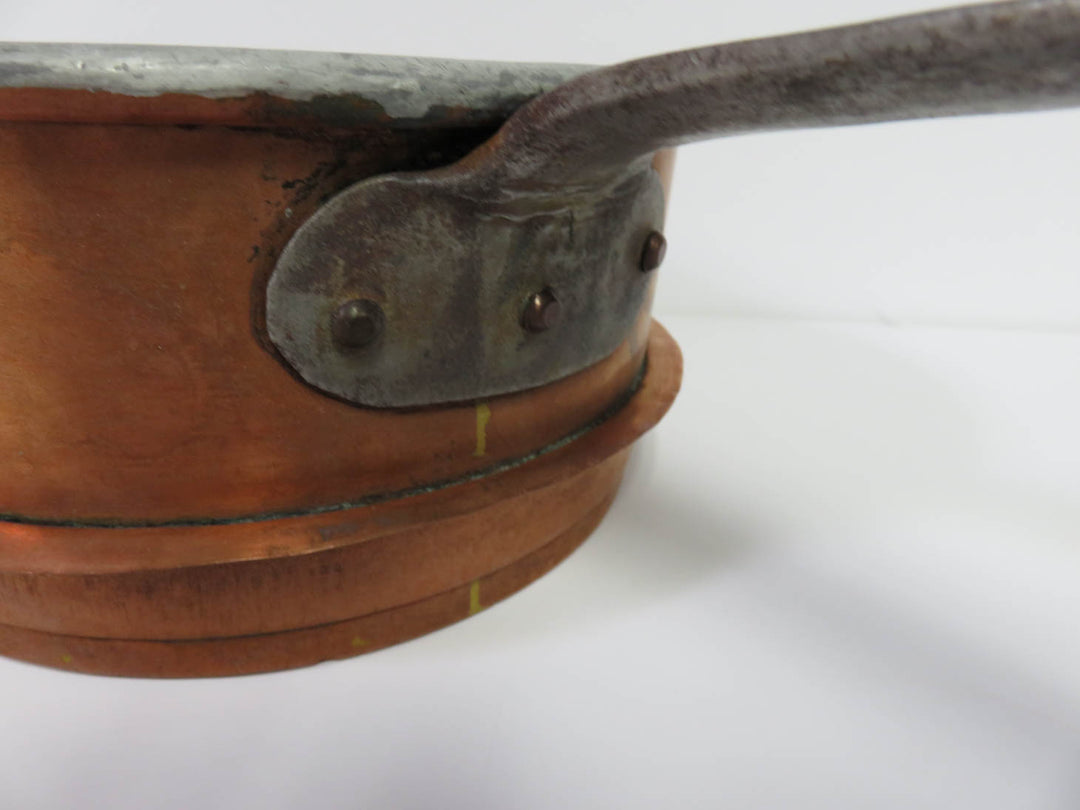 Antique Copper Lidded Pot