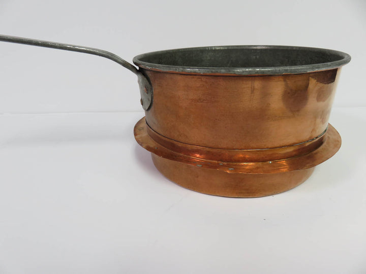 Antique Copper Lidded Pot
