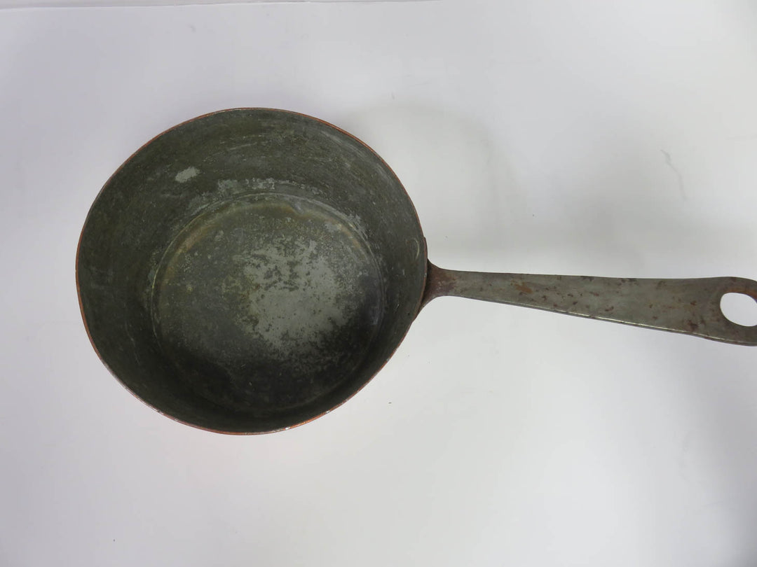 Antique Copper Lidded Pot