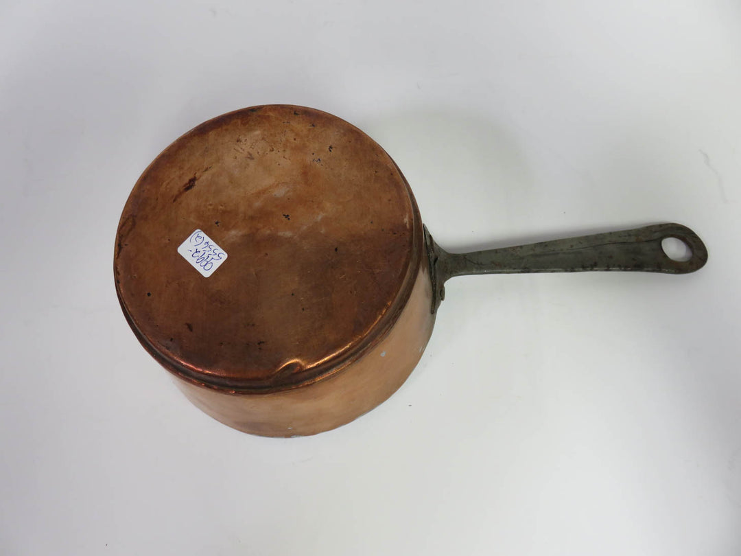 Antique Copper Lidded Pot
