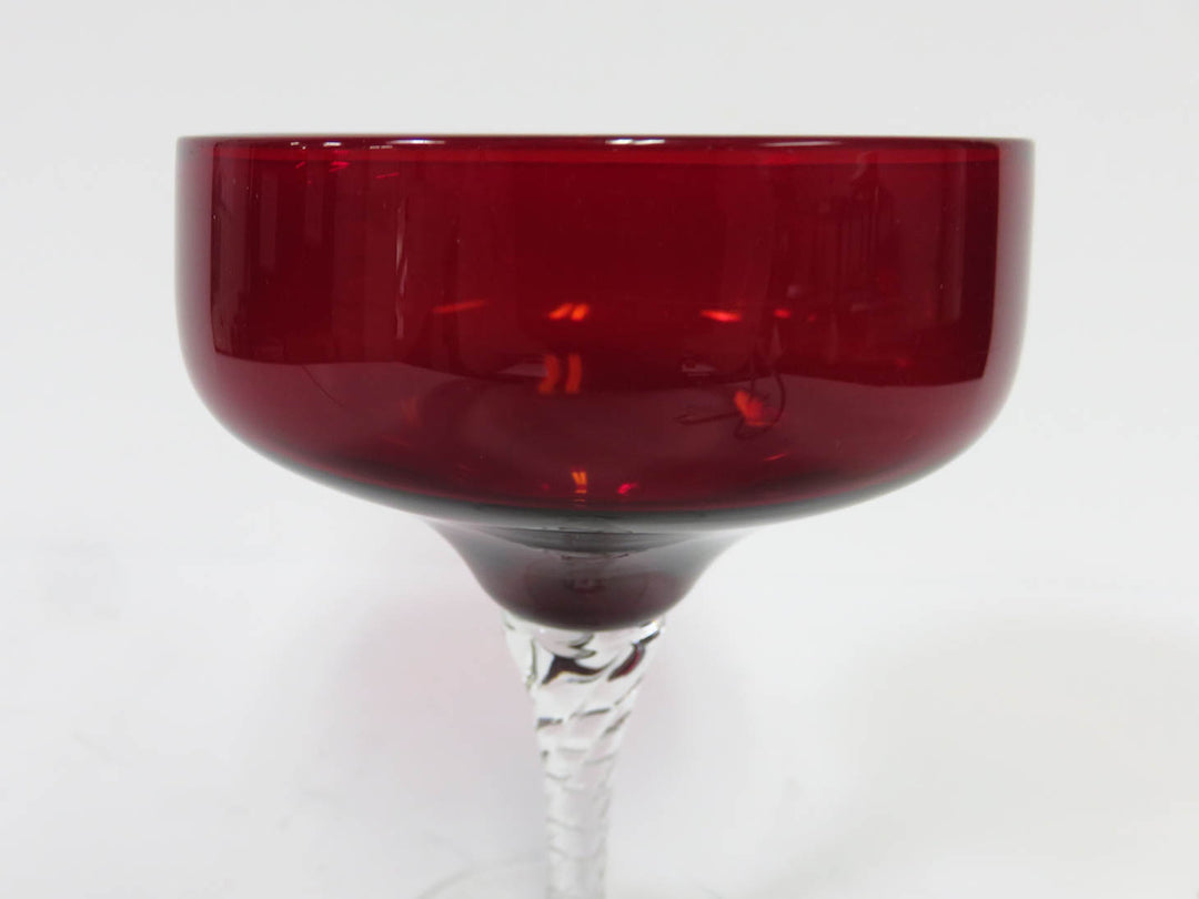 Ruby Champagne Coupes