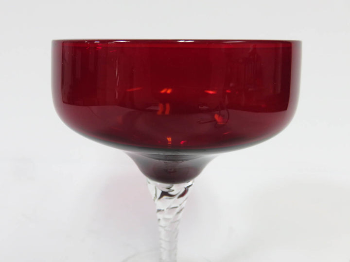 Ruby Champagne Coupes
