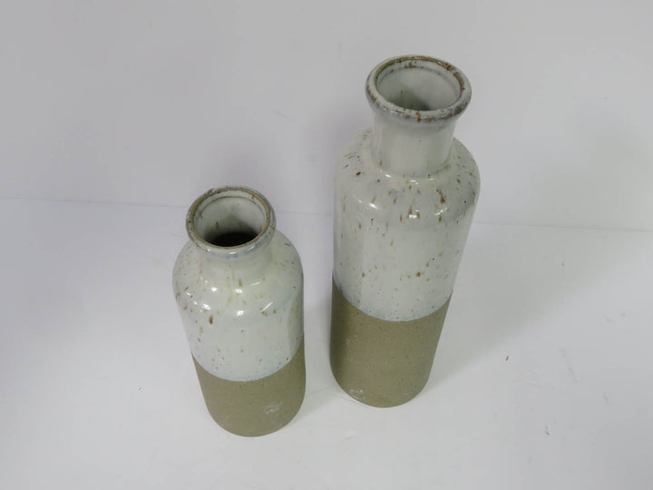 Tan Speckled Vases