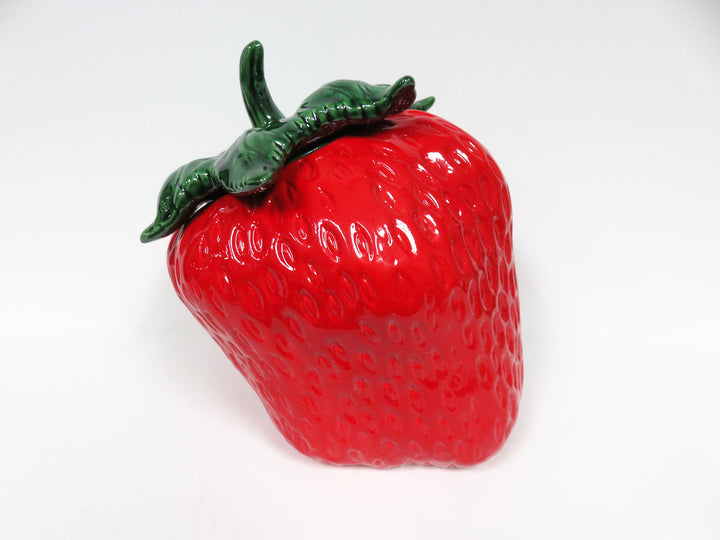 Tilted Strawberry Cookie Jar
