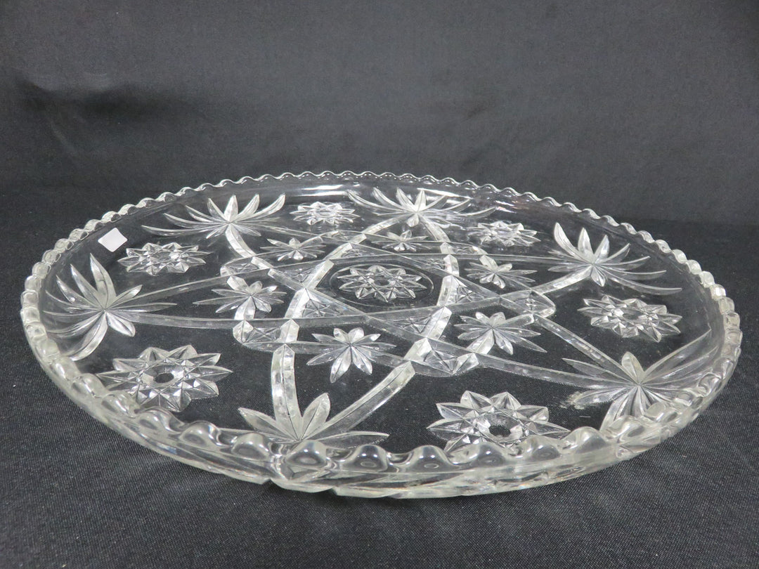 Clear Glass Platter