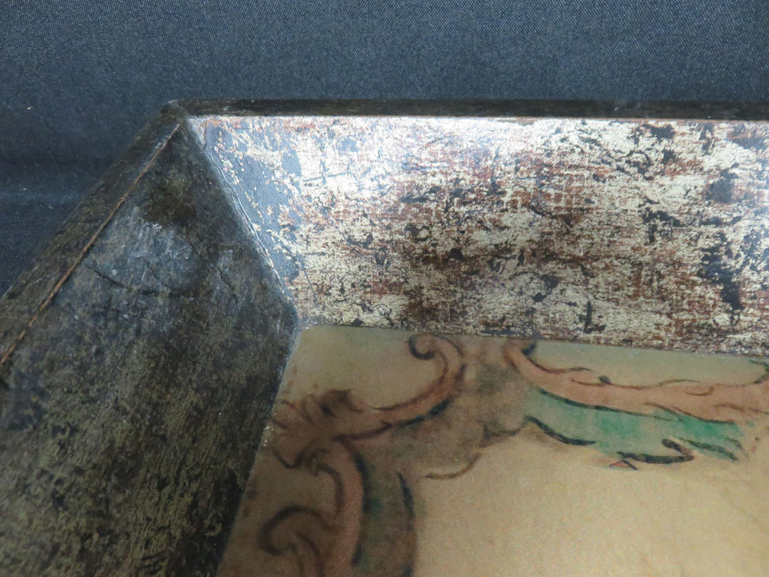 Decorative Gold and Green Tray