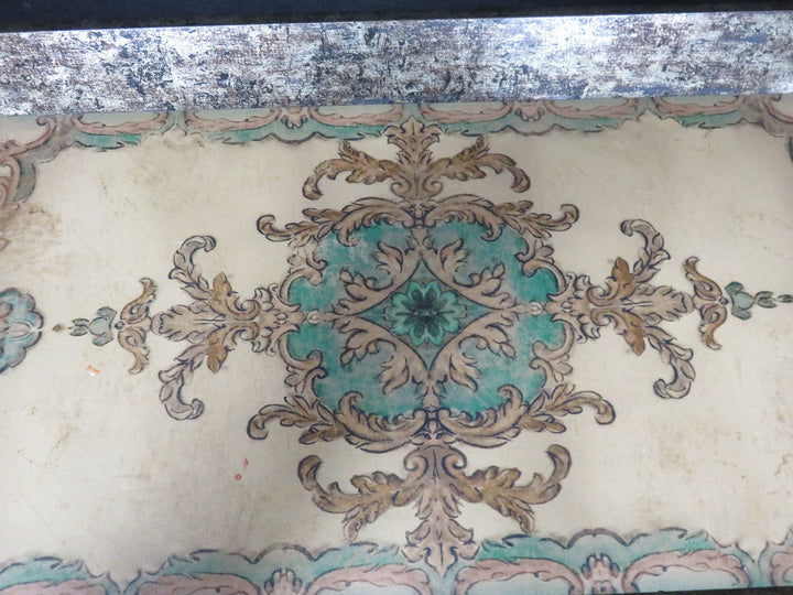 Decorative Gold and Green Tray