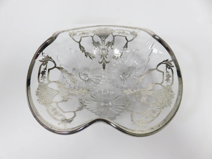 Sterling Overlay Dish