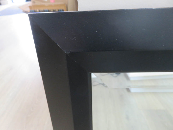 Beveled Mirror in Black Frame
