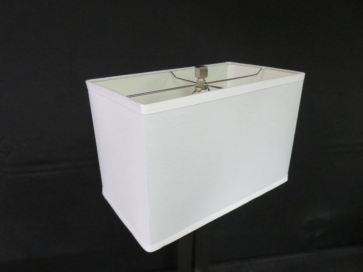 Silver Brushed Metal Lamp
