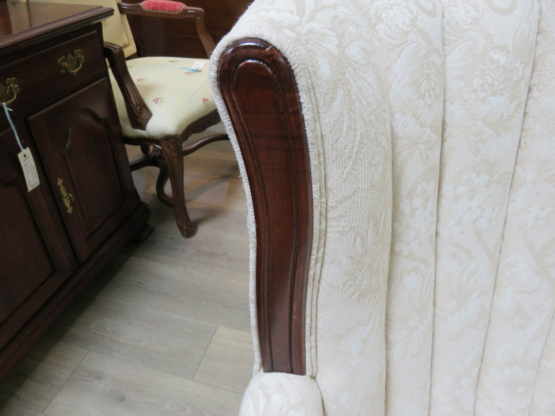 Vintage Channel Back Wingback Chair