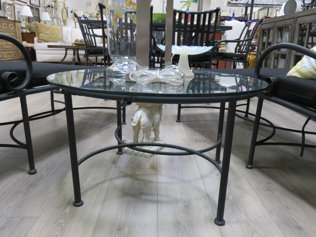 Wrought Iron Porch Occasional Table